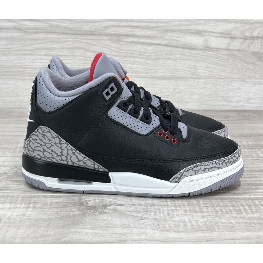 Nike Air Jordan 3 Retro OG Black Cement 2024  DM0967-010 GS Size 4Y / Women 5.5